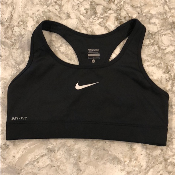 Nike Other - Black Nike Pro sports bra sz med